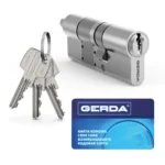 Zestaw inteligentny zamek Tedee Lock GO2 (aluminium) grafitowy z czarnym przyciskiem + Tedee Bridge Wi-Fi + wkładka modułowa SLR 30-61/30 mm (typ A) - obrazek 13
