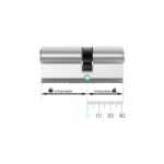 Zestaw inteligentny zamek Tedee Lock GO2 (aluminium) grafitowy z czarnym przyciskiem + Tedee Bridge Wi-Fi + wkładka modułowa SLR 30-61/37-68 mm (typ C) - obrazek 13