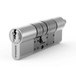 Zestaw inteligentny zamek Tedee Lock GO2 (aluminium) grafitowy z czarnym przyciskiem + Tedee Bridge Wi-Fi + wkładka modułowa SLR 30-61/37-68 mm (typ C) - obrazek 15