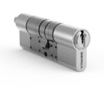 Zestaw inteligentny zamek Tedee Lock GO2 (aluminium) srebrny z białym przyciskiem + wkładka Gerda SLR 30-61/37-68 mm (typ C) - obrazek 7