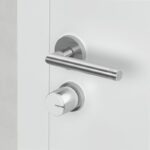 Zestaw inteligentny zamek Tedee Lock GO2 (aluminium) srebrny z białym przyciskiem + wkładka Gerda SLR 30-61/30 mm (typ A) - obrazek 8
