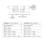 Zestaw inteligentny zamek Tedee Lock GO2 (aluminium) srebrny z białym przyciskiem + Tedee Bridge Wi-Fi + wkładka modułowa SLR 30-61/30 mm z zębatką (typ B) + biała klawiatura Tedee 2.0 TKV2.0 PRO - obrazek 10